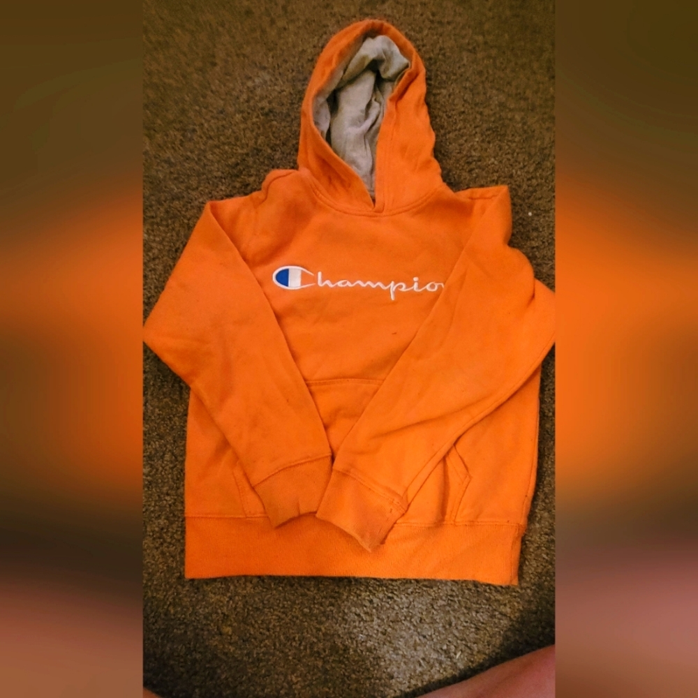 Orange champion Hoodie Child's M